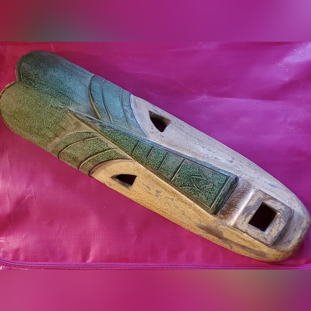 Large, 19.5 Inches Long, Handcarved Wood Indonesian Mask Wall Decor